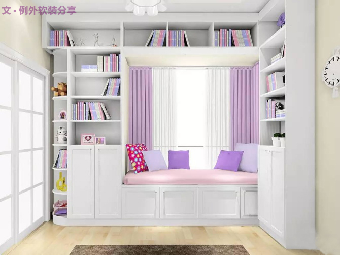 怎么樣設計多功能飄窗？室內設計師這么做！-別墅設計,軟裝設計,室內設計,豪宅設計,深圳例外軟裝設計公司