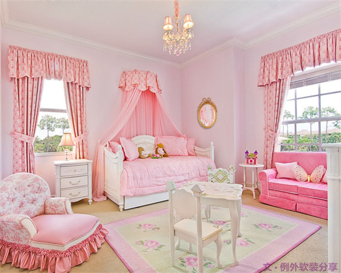 國外流行的公主房設計，大人孩子一起稀罕！