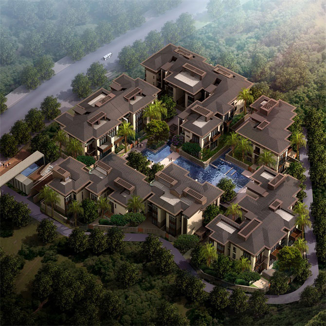 南山燕晗山居豪宅新室內軟裝設計動態