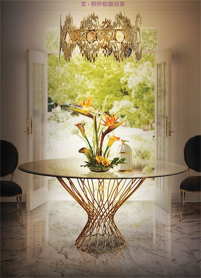 冰冷堅硬的“鐵家伙”，室內設計中玩轉炫金屬風！