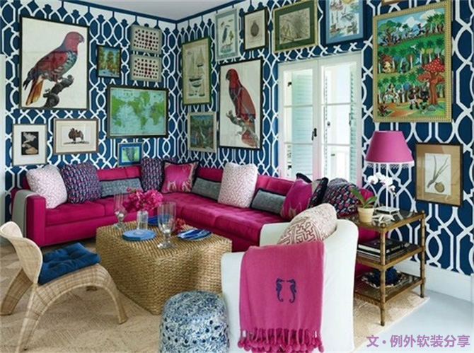 這種墻面裝飾設計，你家敢嘗試？-別墅設計,軟裝設計,室內設計,豪宅設計,深圳例外軟裝設計公司