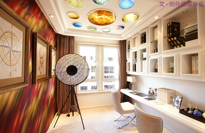 有種書房設(shè)計(jì)，叫做不用一絲不茍！-別墅設(shè)計(jì),軟裝設(shè)計(jì),室內(nèi)設(shè)計(jì),豪宅設(shè)計(jì),深圳例外軟裝設(shè)計(jì)公司