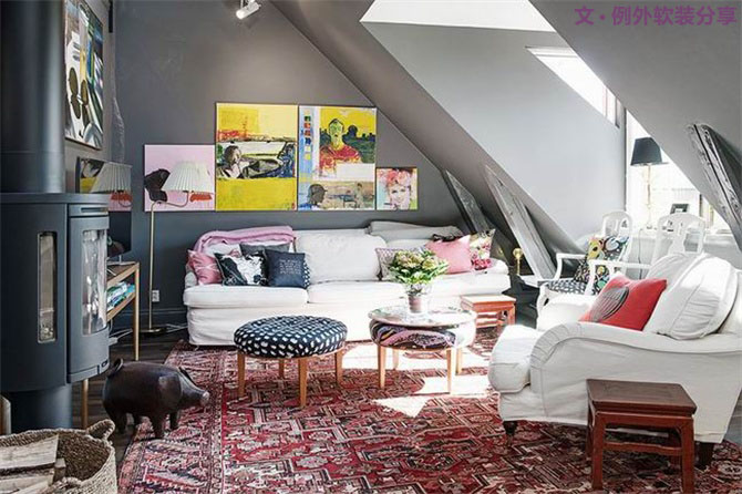 室內(nèi)設(shè)計(jì)中碰撞而來的個性公寓-別墅設(shè)計(jì),軟裝設(shè)計(jì),室內(nèi)設(shè)計(jì),豪宅設(shè)計(jì),深圳例外軟裝設(shè)計(jì)公司