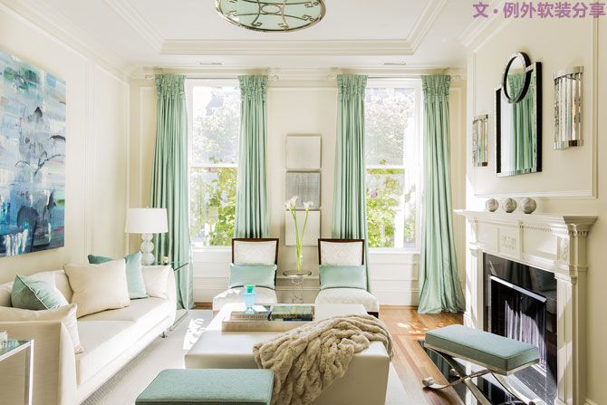 適合熾熱盛夏的室內(nèi)設(shè)計配色，非“她”莫屬！-別墅設(shè)計,軟裝設(shè)計,室內(nèi)設(shè)計,豪宅設(shè)計,深圳例外軟裝設(shè)計公司