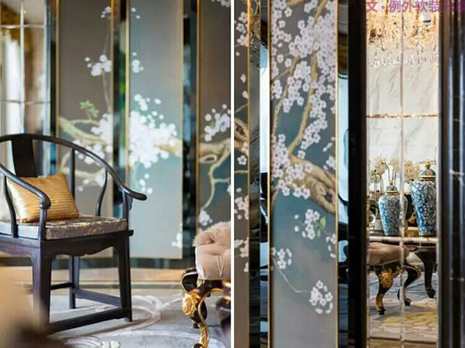 這才是新中式風格該有的樣子，中國人真正的品！-別墅設計,軟裝設計,室內設計,豪宅設計,深圳例外軟裝設計公司