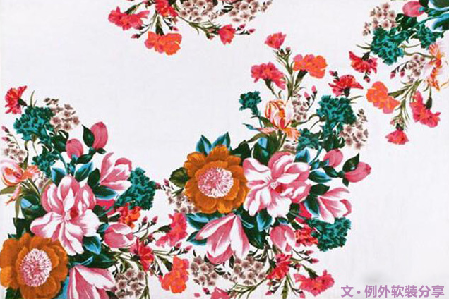 不是所有的花朵元素，都會搭出田園小碎花-別墅設計,軟裝設計,室內設計,豪宅設計,深圳例外軟裝設計公司