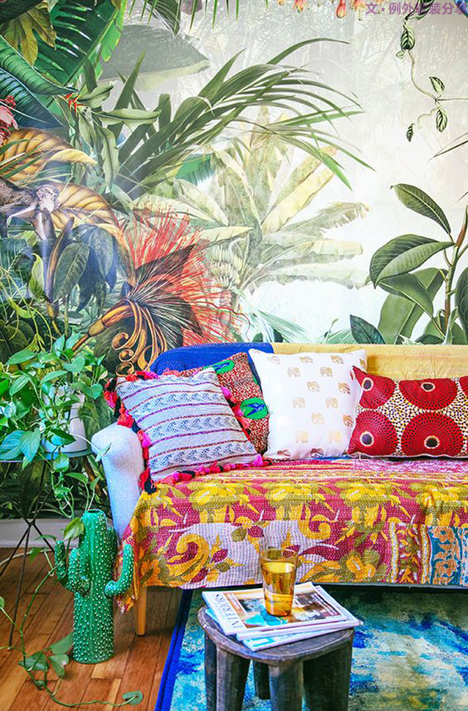 你家墻面還在留白？現在都流行這么玩，美爆了！-別墅設計,軟裝設計,室內設計,豪宅設計,深圳例外軟裝設計公司