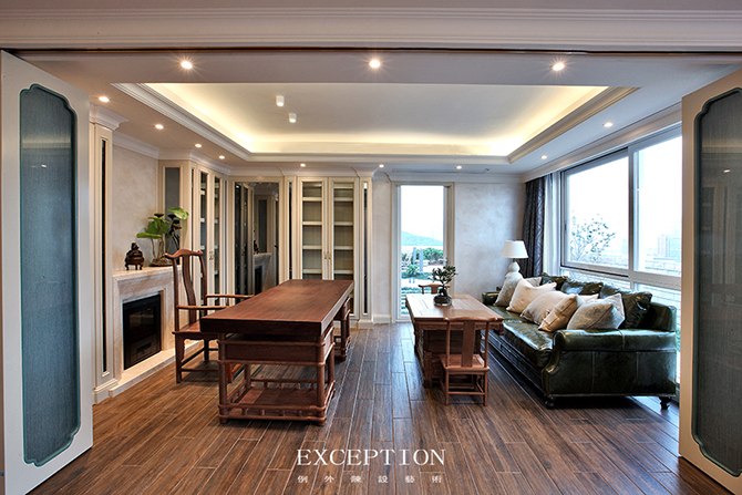 書房還能這樣設(shè)計，漲姿勢了！-別墅設(shè)計,軟裝設(shè)計,室內(nèi)設(shè)計,豪宅設(shè)計,深圳例外軟裝設(shè)計公司