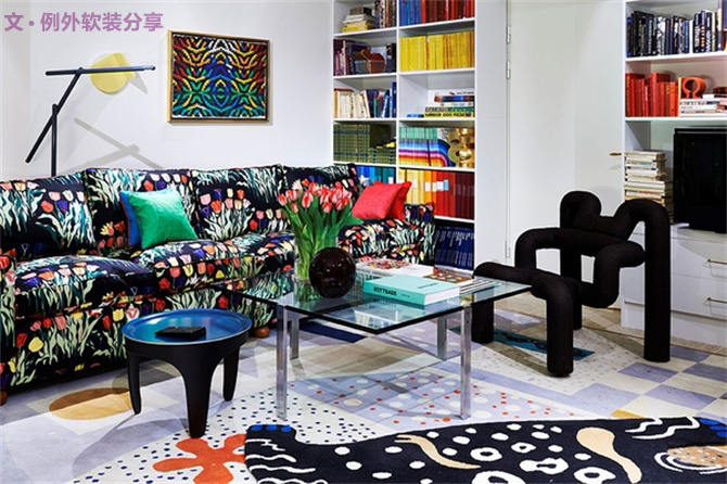 不是所有的花朵元素，都會搭出田園小碎花-別墅設計,軟裝設計,室內設計,豪宅設計,深圳例外軟裝設計公司