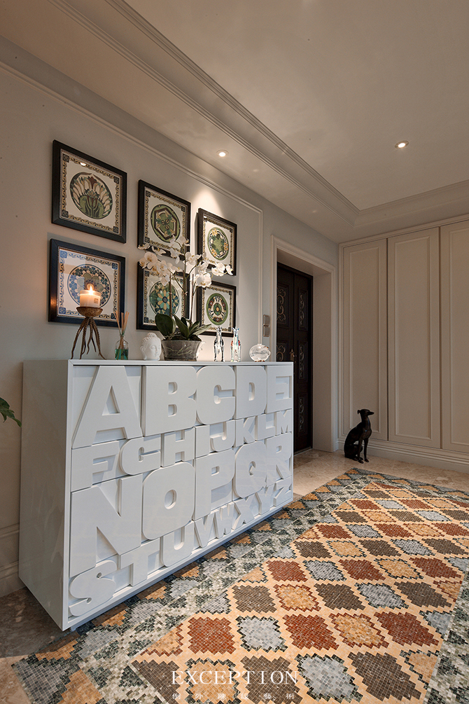 字母熱潮，走進家居軟裝搭配設計！-別墅設計,軟裝設計,室內設計,豪宅設計,深圳例外軟裝設計公司