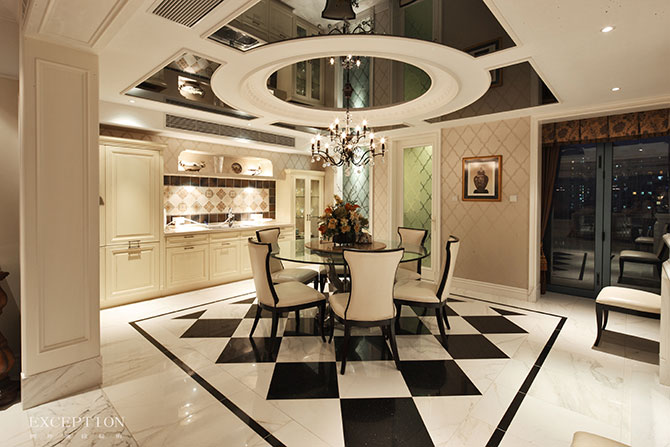 餐廳設(shè)計(jì)成這樣，天天呆這里也不會(huì)膩！-別墅設(shè)計(jì),軟裝設(shè)計(jì),室內(nèi)設(shè)計(jì),豪宅設(shè)計(jì),深圳例外軟裝設(shè)計(jì)公司