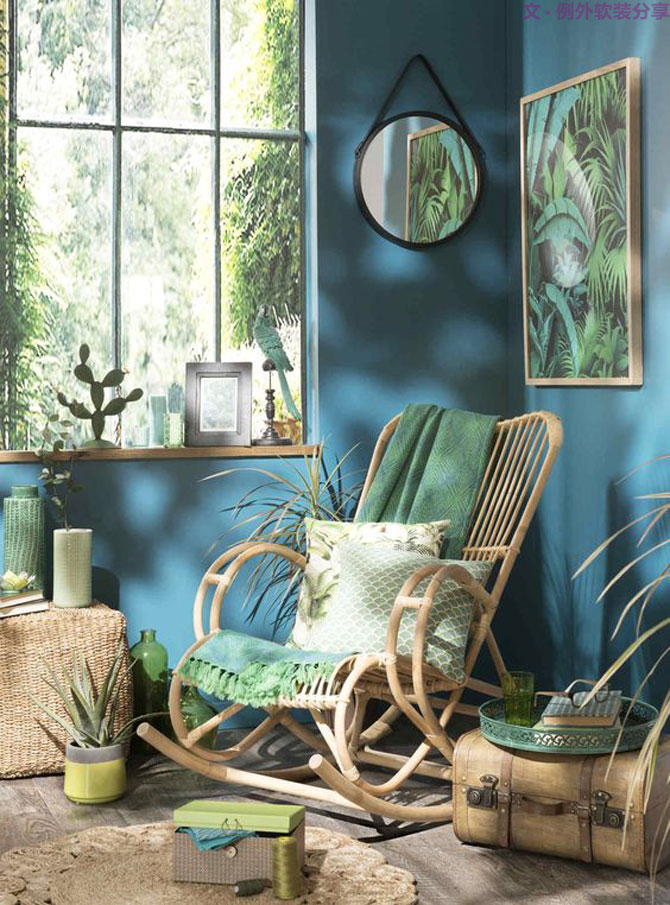 養不活仙人掌，卻硬生生把家里變成了小森林！-別墅軟裝設計,軟裝設計,室內軟裝設計,室內設計,豪宅設計,深圳例外軟裝設計公司