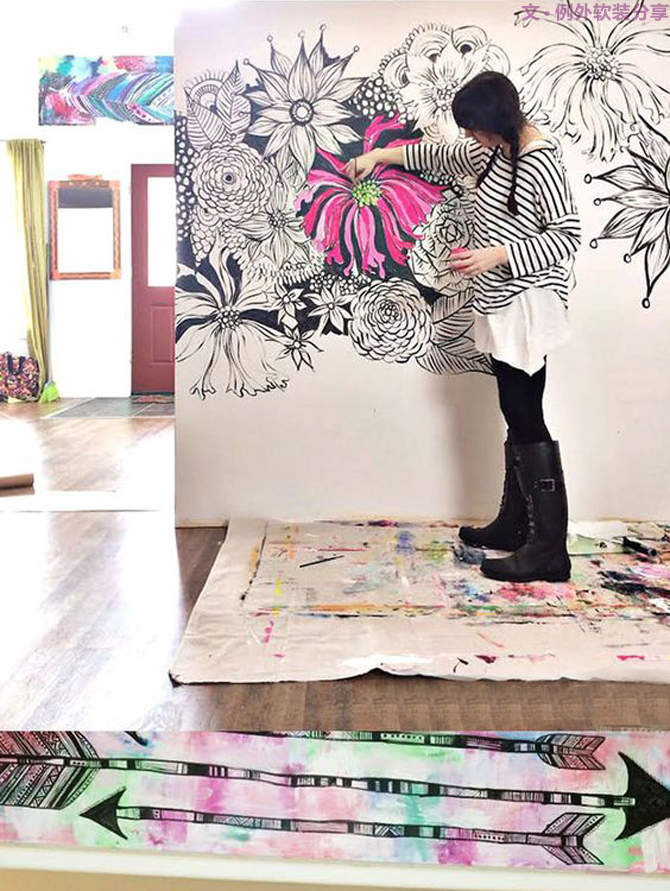 你家墻面還在留白？現在都流行這么玩，美爆了！-別墅設計,軟裝設計,室內設計,豪宅設計,深圳例外軟裝設計公司