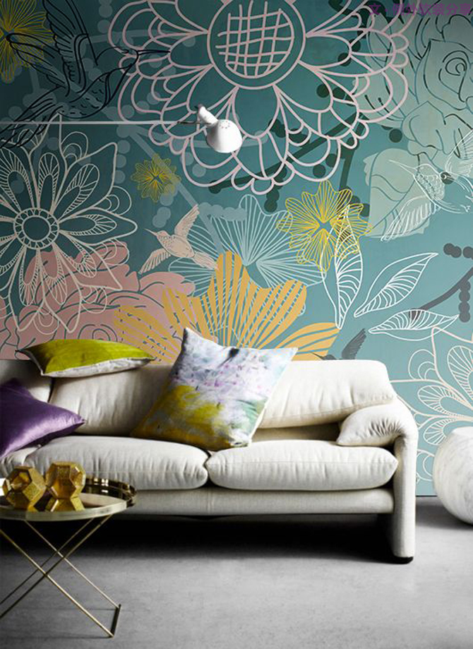 你家墻面還在留白？現在都流行這么玩，美爆了！-別墅設計,軟裝設計,室內設計,豪宅設計,深圳例外軟裝設計公司