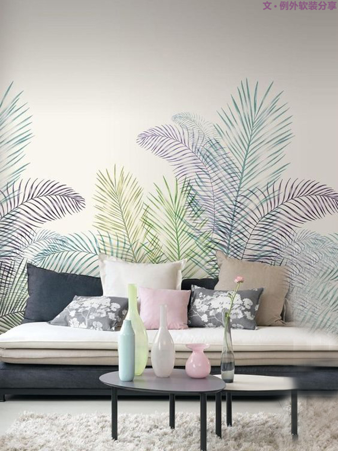 你家墻面還在留白？現在都流行這么玩，美爆了！-別墅設計,軟裝設計,室內設計,豪宅設計,深圳例外軟裝設計公司