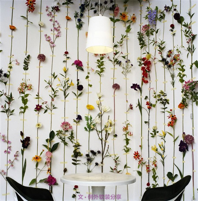 不是所有的花朵元素，都會搭出田園小碎花-別墅設計,軟裝設計,室內設計,豪宅設計,深圳例外軟裝設計公司
