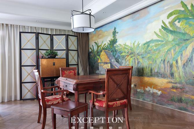 家居設計中，色彩搭配協調可提升整個空間的品味！-別墅設計,軟裝設計,室內設計,豪宅設計,深圳例外軟裝設計公司