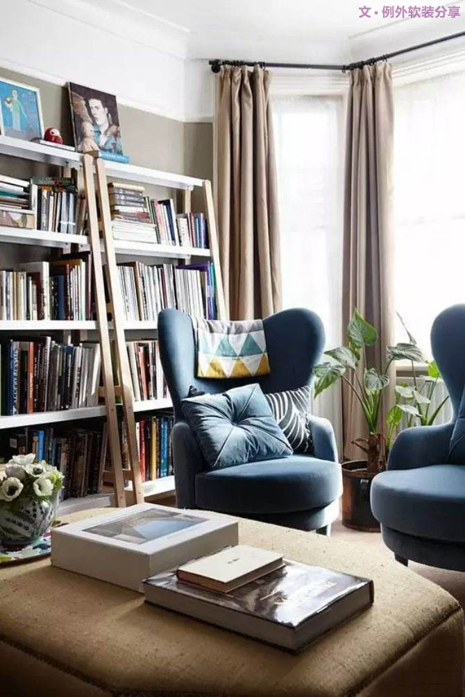 有種書房設(shè)計(jì)，叫做不用一絲不茍！-別墅設(shè)計(jì),軟裝設(shè)計(jì),室內(nèi)設(shè)計(jì),豪宅設(shè)計(jì),深圳例外軟裝設(shè)計(jì)公司