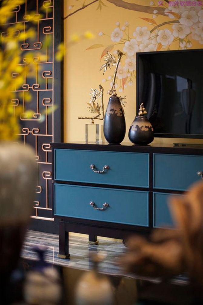 這才是新中式風格該有的樣子，中國人真正的品！-別墅設計,軟裝設計,室內設計,豪宅設計,深圳例外軟裝設計公司