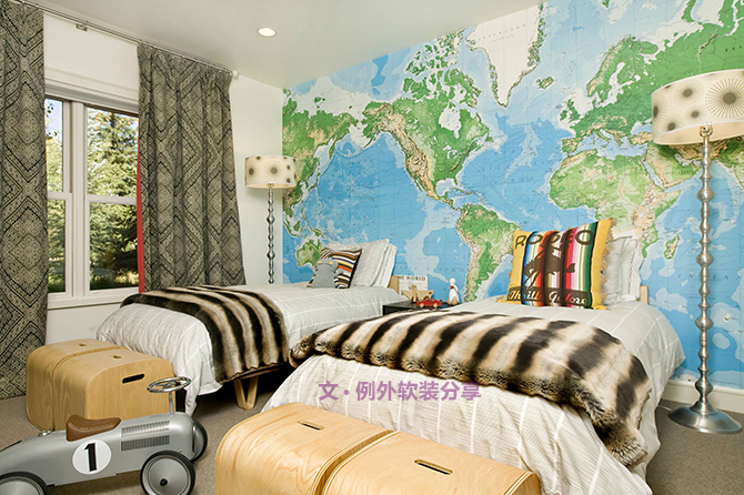 把臥室設計成這樣，沒有一個男孩能拒絕-別墅設計_軟裝設計_室內設計_豪宅設計-深圳例外軟裝設計公司