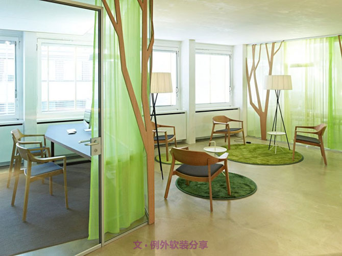 蘇黎世創(chuàng)意設計辦公室，工作再忙也來勁-別墅設計_軟裝設計_室內設計_豪宅設計-深圳例外軟裝設計公司