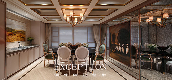 餐廳設(shè)計(jì)成這樣，天天呆這里也不會(huì)膩！-別墅設(shè)計(jì),軟裝設(shè)計(jì),室內(nèi)設(shè)計(jì),豪宅設(shè)計(jì),深圳例外軟裝設(shè)計(jì)公司