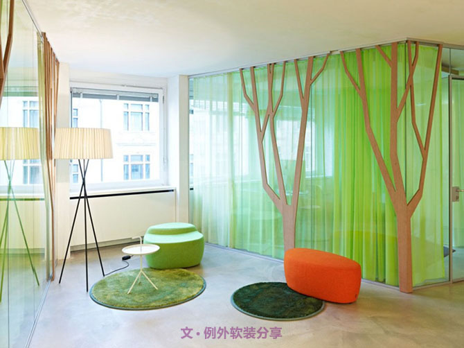 蘇黎世創(chuàng)意設計辦公室，工作再忙也來勁-別墅設計_軟裝設計_室內設計_豪宅設計-深圳例外軟裝設計公司