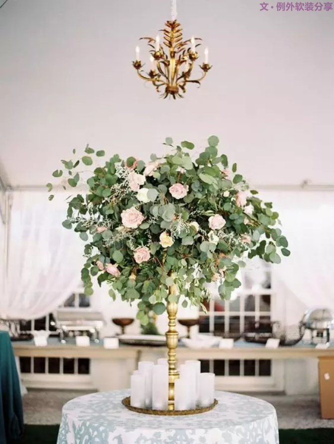 【例外.花箋記】尤加利，花藝界的百搭神葉-別墅設計,軟裝設計,室內設計,豪宅設計,深圳例外軟裝設計公司