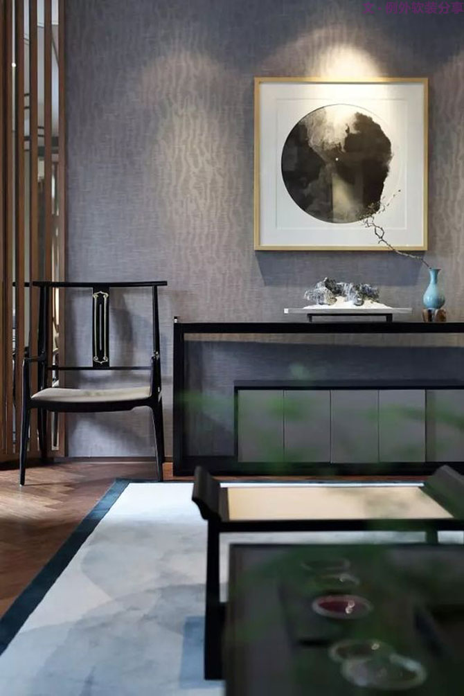 這才是新中式風格該有的樣子，中國人真正的品！-別墅設計,軟裝設計,室內設計,豪宅設計,深圳例外軟裝設計公司