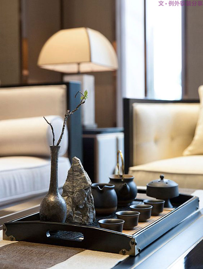 這才是新中式風格該有的樣子，中國人真正的品！-別墅設計,軟裝設計,室內設計,豪宅設計,深圳例外軟裝設計公司