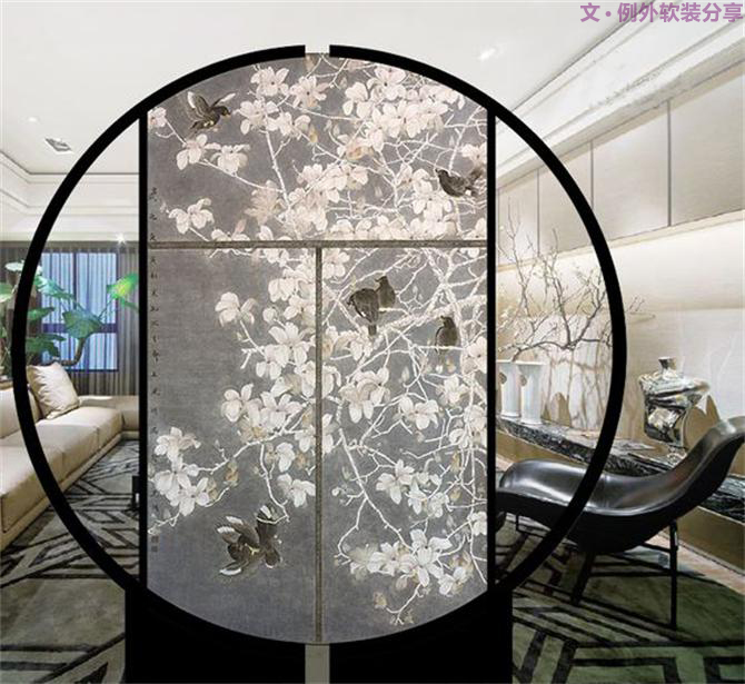屏風(fēng)穿越千年的古韻馨香之軟裝設(shè)計(jì)搭配-別墅設(shè)計(jì),軟裝設(shè)計(jì),室內(nèi)設(shè)計(jì),豪宅設(shè)計(jì),深圳例外軟裝設(shè)計(jì)公司