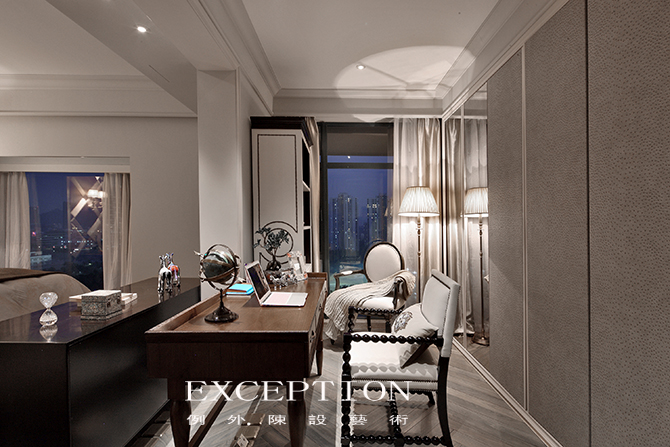 書房還能這樣設(shè)計，漲姿勢了！-別墅設(shè)計,軟裝設(shè)計,室內(nèi)設(shè)計,豪宅設(shè)計,深圳例外軟裝設(shè)計公司