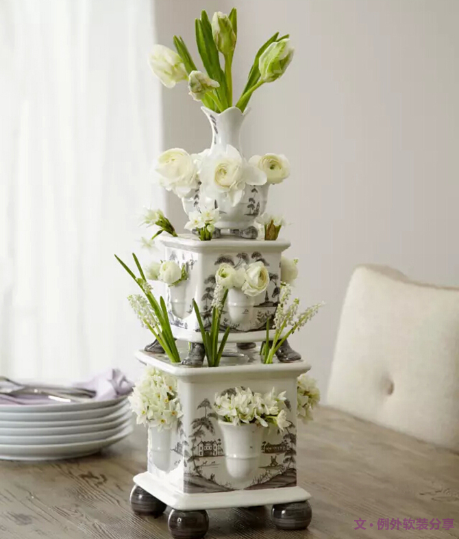 這才叫真正的花藝，你那只算小盆綠植（下）-別墅設計,軟裝設計,室內(nèi)設計,豪宅設計,深圳例外軟裝設計公司