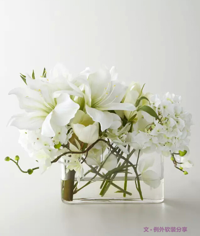 這才叫真正的花藝，你那只算小盆綠植（下）-別墅設計,軟裝設計,室內(nèi)設計,豪宅設計,深圳例外軟裝設計公司