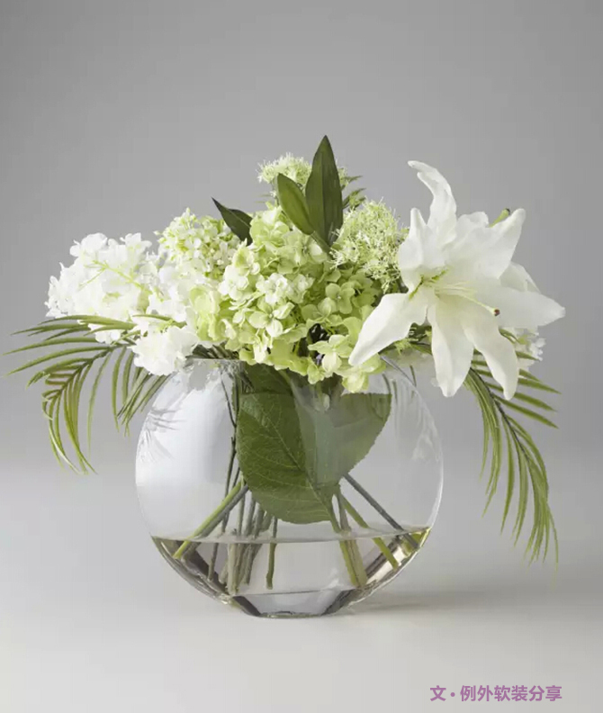 這才叫真正的花藝，你那只算小盆綠植（下）-別墅設計,軟裝設計,室內(nèi)設計,豪宅設計,深圳例外軟裝設計公司