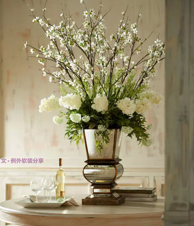 這才叫真正的花藝，你那只算小盆綠植（下）-別墅設計,軟裝設計,室內(nèi)設計,豪宅設計,深圳例外軟裝設計公司