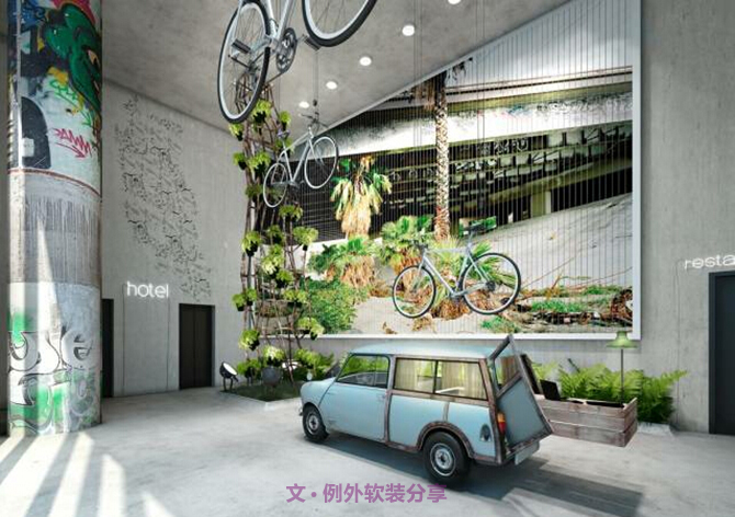 室內設計師一任性，豪車也成裝飾品