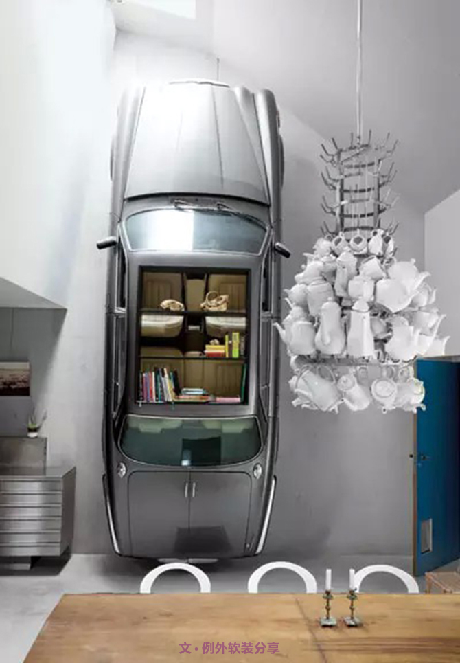 室內(nèi)設(shè)計(jì)師一任性，豪車(chē)也成裝飾品-別墅設(shè)計(jì)_軟裝設(shè)計(jì)_室內(nèi)設(shè)計(jì)_豪宅設(shè)計(jì)-深圳例外軟裝設(shè)計(jì)公司