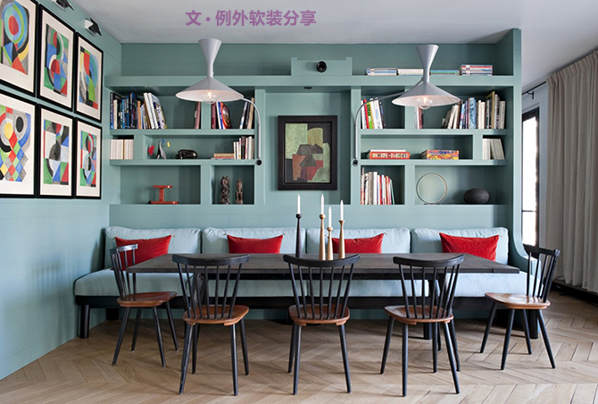 深海密語——藍色海洋公寓設計-別墅設計,軟裝設計,室內設計,豪宅設計,深圳例外軟裝設計公司