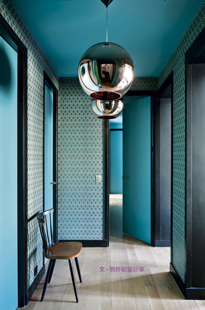 深海密語——藍色海洋公寓設計-別墅設計,軟裝設計,室內設計,豪宅設計,深圳例外軟裝設計公司