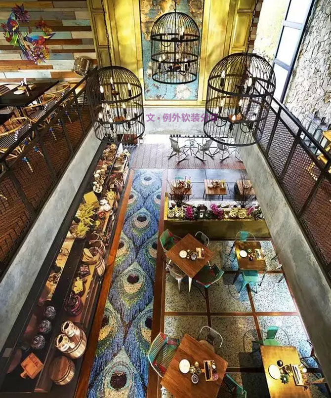 熱帶景觀生態餐廳，讓你未吃先醉-別墅設計,軟裝設計,室內設計,豪宅設計,深圳例外軟裝設計公司