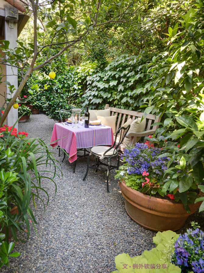 這樣的庭院美得像幅畫！-別墅設計,軟裝設計,室內設計,豪宅設計,深圳例外軟裝設計公司