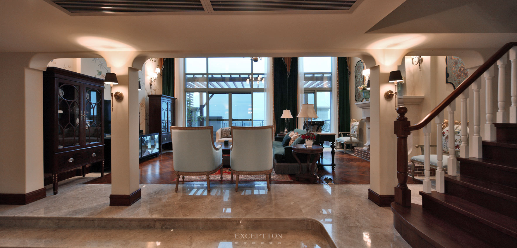 別墅軟裝設計、深圳軟裝設計、深圳軟裝公司、深圳別墅設計-例外（香港）國際陳設藝術顧問有限公司