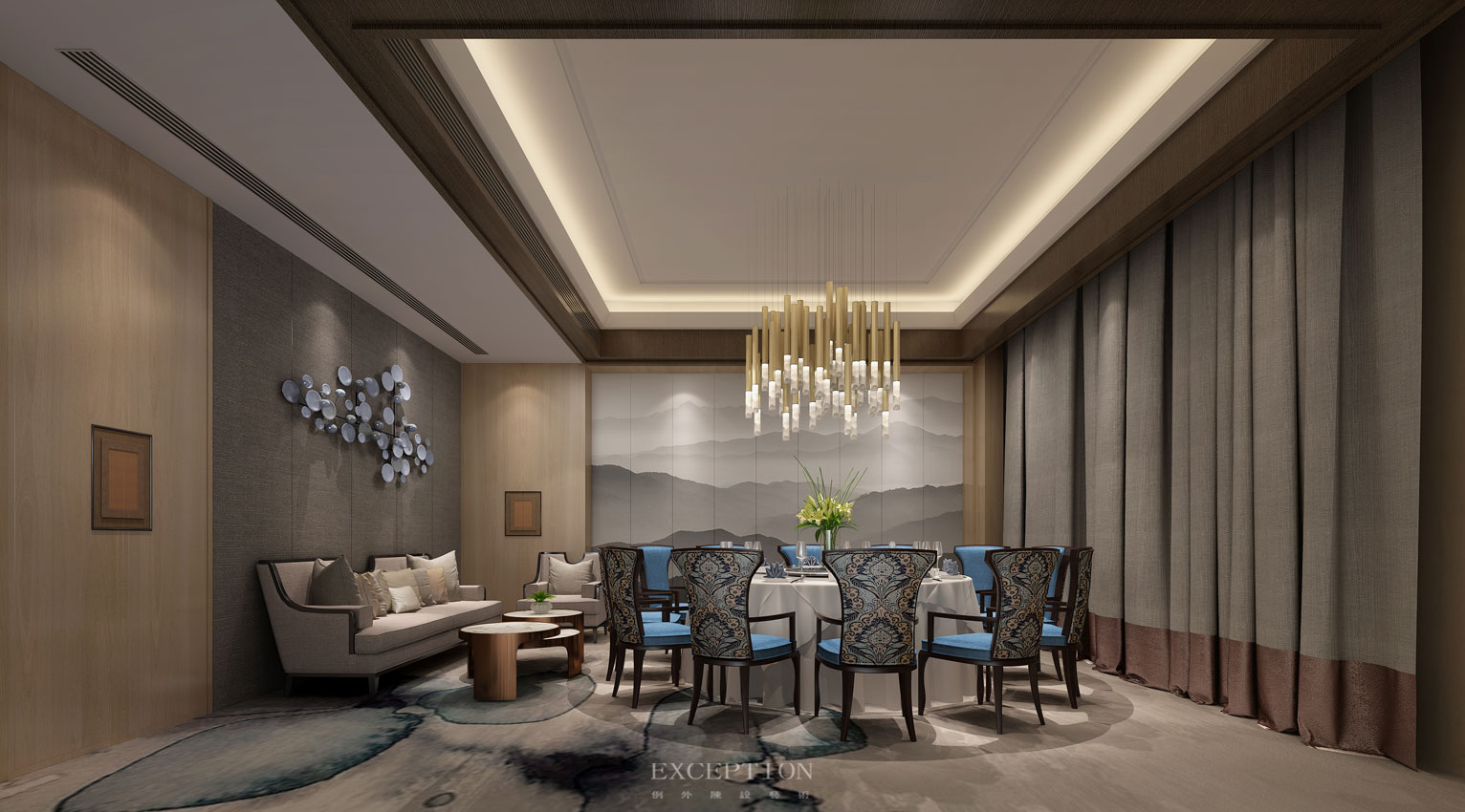 別墅軟裝設(shè)計、深圳軟裝設(shè)計、深圳軟裝公司、深圳別墅設(shè)計-例外（香港）國際陳設(shè)藝術(shù)顧問有限公司