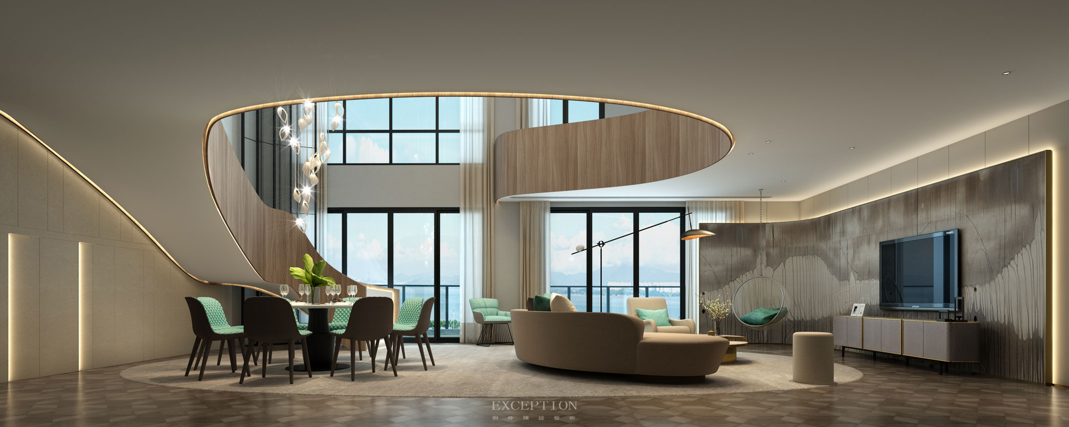 別墅軟裝設計、深圳軟裝設計、深圳軟裝公司、深圳別墅設計-例外（香港）國際陳設藝術顧問有限公司
