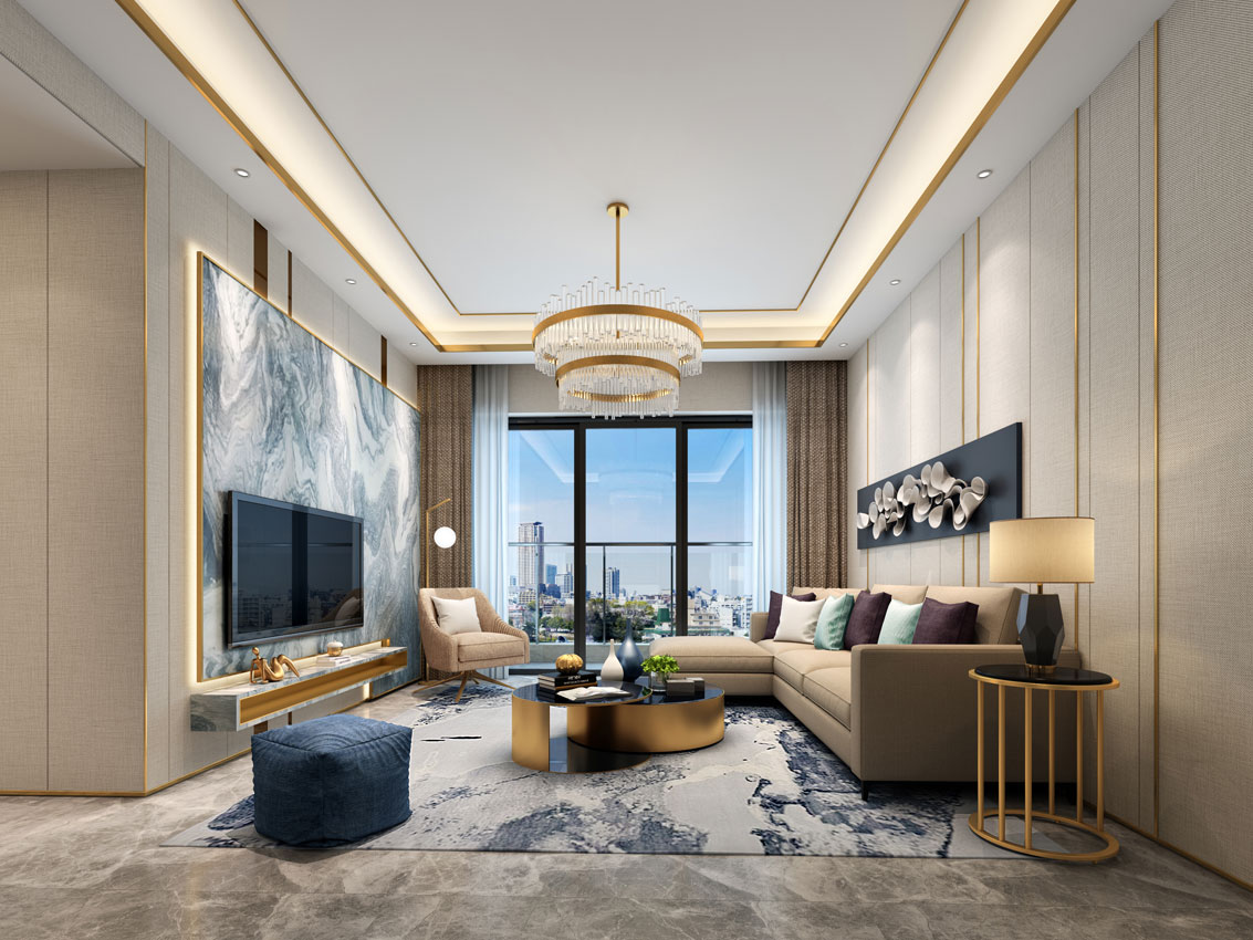 金裕星河丹堤樣板房A戶型設計